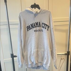 Gray Panama City Beach Hoodie